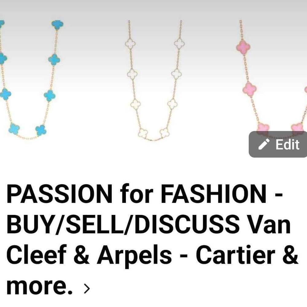 Buy/sell/discuss Van Cleef, Cartier, Tiffany